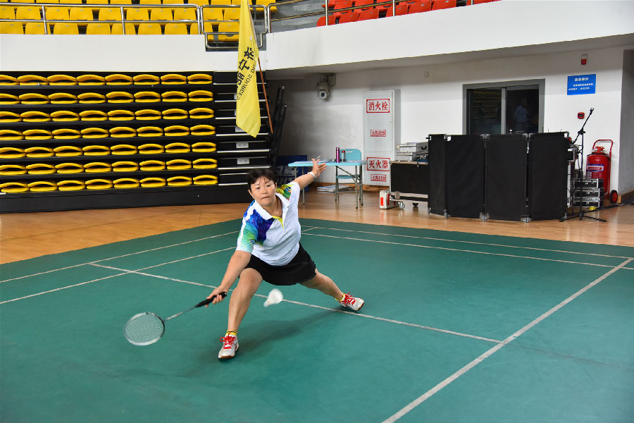 女子单人羽毛球亚军李红燕